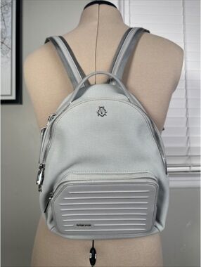 RIMOWA Never Still Canvas Mini Backpack Light Grey Silver